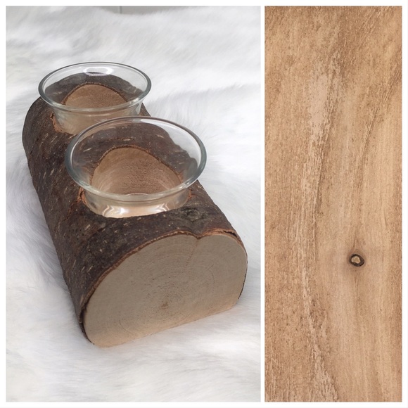 Other - Yule Log Votive Candle Holder Solstice Christmas